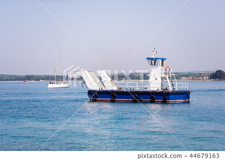 Small local ferry for one car or small truck 44679163