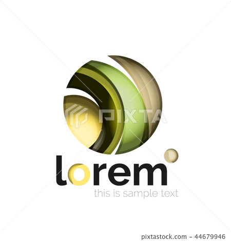 Geometric convergence vector business icon 44679946