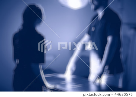 operating in clinic blurred background / concept blurred background surgery in modern medical center, surgeons operating in clinic blurred background / concept blurred background surgery in modern medical center, surgeons 44680575