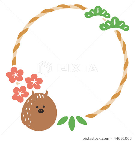 Material for new year's cards material Material for new year's cards material 44691063