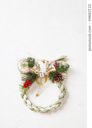 New Year decoration Shime decoration image material New Year's card material New Year decoration Shime decoration image material New Year's card material 44692510