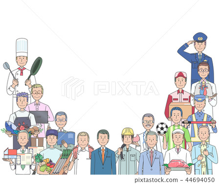 Various occupations of men 44694050