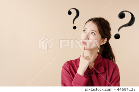 Thinking woman Thinking woman 44694122