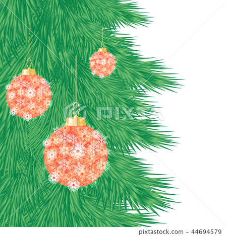 vector of a green pine tree or Christmas tree - Stock Illustration ...