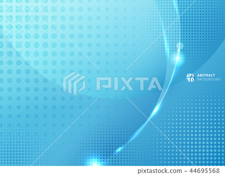 Abstract circles and halftone with lighting effect Abstract circles and halftone with lighting effect 44695568