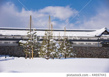 [Kanazawa Castle Fifty Nagaya heavy snow] 44697441