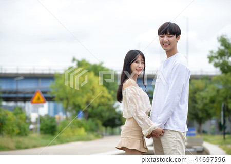 漢江約會，情侶，漢江公園 44697596