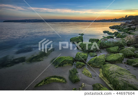 sea rocky coast sea rocky coast 44697604