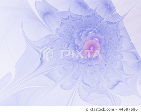 Beautiful Abstract fractal flower spring backdrop 44697690