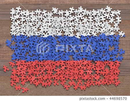 Russia Flag Puzzle 44698570