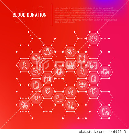 Blood donation, charity, mutual aid concept 44699343