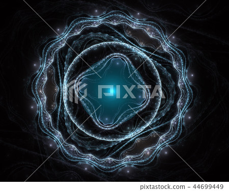 Fractal jewelry abstract computer generated image 44699449