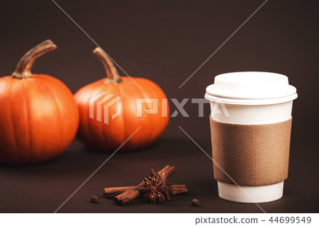 Autumn spicy latte. 44699549