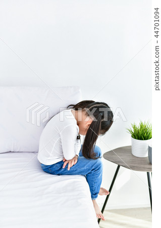 Family concept. Little girl is being annoyed by an adult. Little Family concept. Little girl is being annoyed by an adult. Little 44701094
