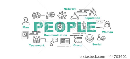 people vector banner 44703601