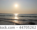 Sea at dusk 44705262