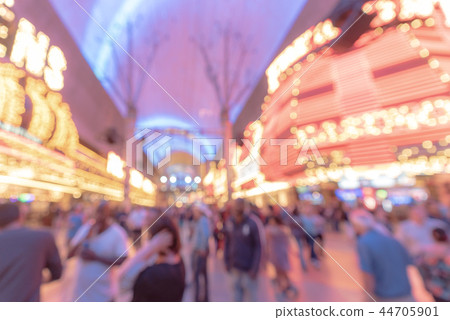Las Vegas Blurred background night 44705901