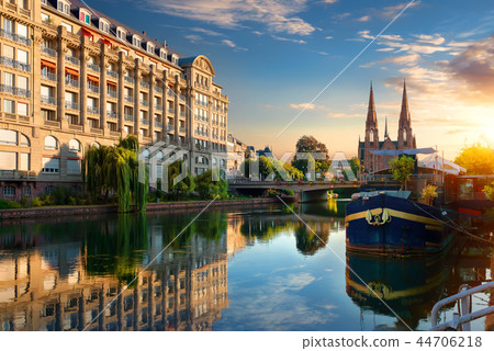 Strasbourg at sunrise 44706218