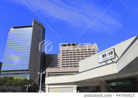 Ochanomizu Station (Ochanomizubashi Exit) and building Ochanomizu Station (Ochanomizubashi Exit) and building 44706923