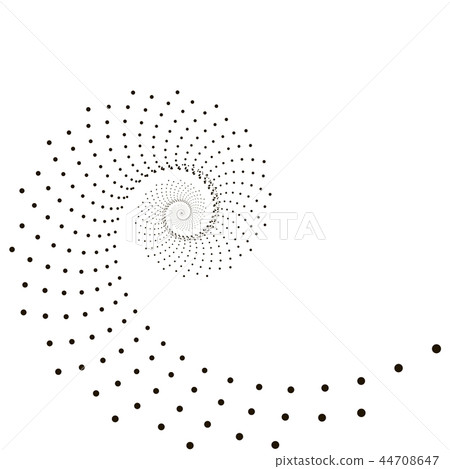 Geometric technology vector background. Abstract monochrome vortex trail. Vector illustration. Geometric technology vector background. Abstract monochrome vortex trail. Vector illustration. 44708647