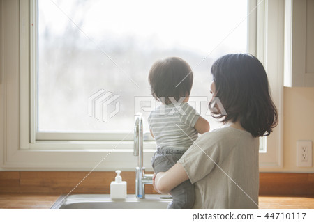 Kitchen parent and child 44710117