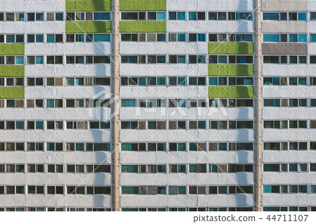 Square window pattern of apartment Square window pattern of apartment 44711107
