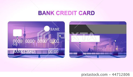 Bank card city 44712806
