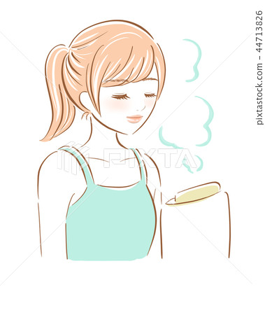擊中火輪的婦女的例證 擊中火輪的婦女的例證 44713826