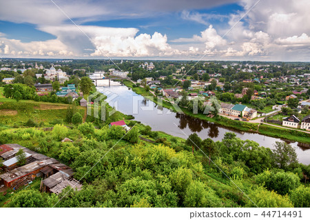 View from the bell tower of Monastery in Torzhok 44714491