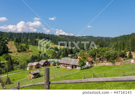 heat summer street small village in the middle of heat summer street small village in the middle of 44716145