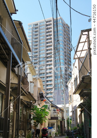 Private house and tower apartment 44716150