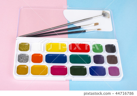 Colored paints for drawing school art Colored paints for drawing school art 44716786