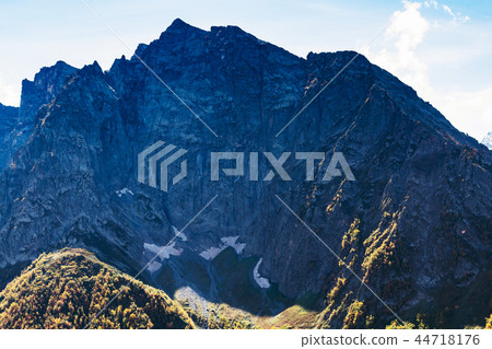 rock near Dombay resort village in North Caucasus 44718176