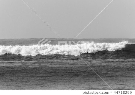 Ocean Wave Rolling White Water 44718299