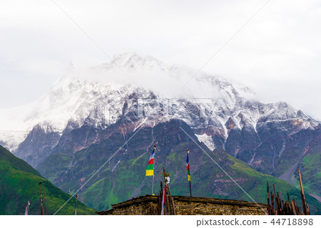 Traditional buddhist prayer flags Traditional buddhist prayer flags 44718898