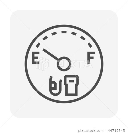 gas gauge icon 44719345