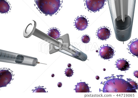 Influenza prevention image (white background) 44719865