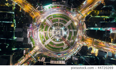 Beautiful pattern highway road intersection. Beautiful pattern highway road intersection. 44720269