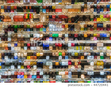 Aerial view Ratchada train night market in Bangkok 44720441