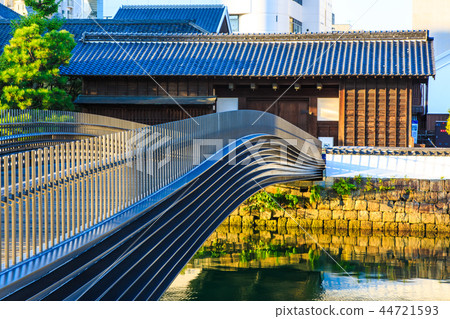 Dejima前門橋早晨視圖[長崎縣長崎市] 44721593