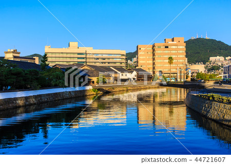 Dejima前門橋早晨視圖[長崎縣長崎市] 44721607