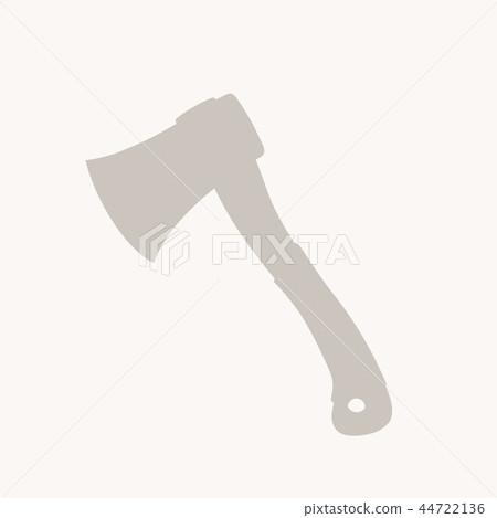 axe grey silhouette 44722136