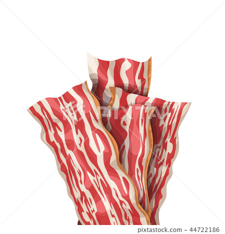 group of bacon slices  44722186