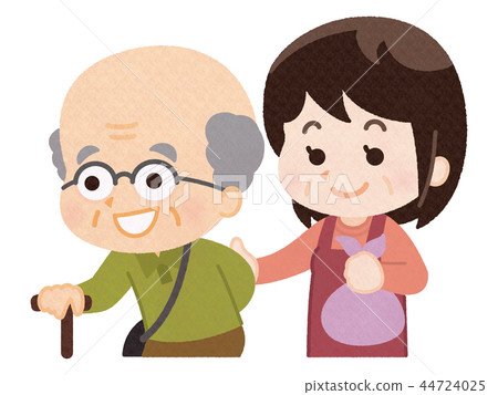 女人陪爺爺的郊遊 女人陪爺爺的郊遊 44724025