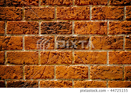 Wall made from Red solid bricks 44725155