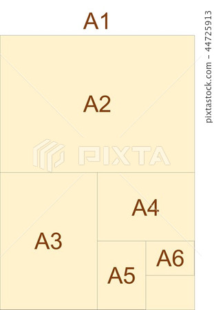 紙張尺寸 44725913