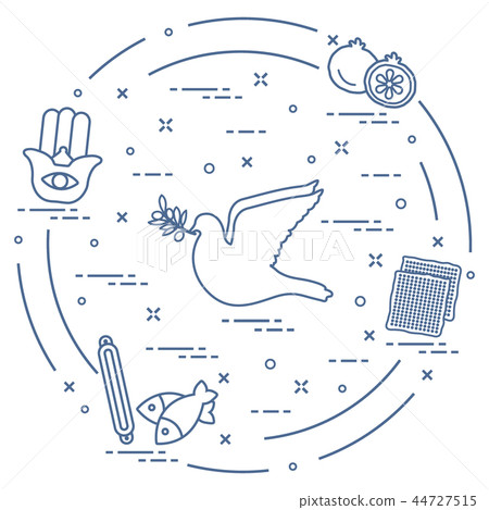 Jewish symbols 44727515