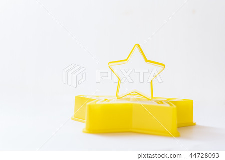 Star shaped pastry cutter on a white background 44728093