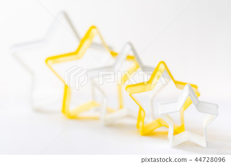 Star shaped pastry cutter on a white background Star shaped pastry cutter on a white background 44728096