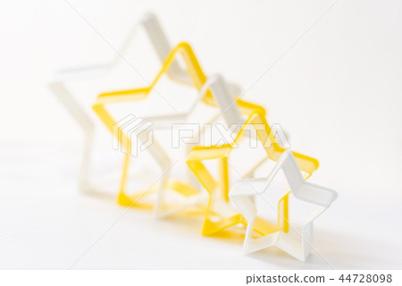 Star shaped pastry cutter on a white background Star shaped pastry cutter on a white background 44728098